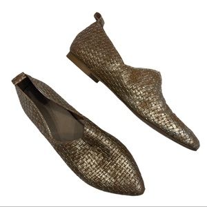 SUNDANCE Metallic Woven Loafer